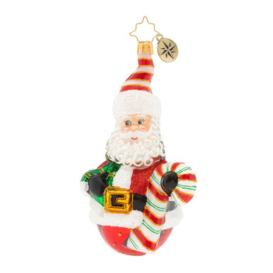 Christopher Radko Roly-Poly Claus Ornament - Candles To My Door