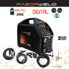Razor Arc 200Di Arc/Tig 115/230 Dual Voltage Digital Pfc Inverter C/W Tig Torch & Regulator JRW200diT