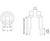 24mm" Deep Socket, 3/8" Drive (Copper Beryllium) EX1620-24B