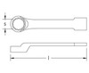 3/8 X 7/16 Wrenches Straight Double Box 12 PT (Aluminum Bronze) EX202-020UA