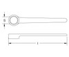 1-1/4" Wrench, Box End 12 PT (Copper Beryllium) EX204D-080UB