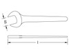 28mm Wrenches, Open Ended Single, (Aluminum Bronze) EX205-28A