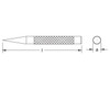 20x175mm Chisel, Flat (Aluminum Bronze) EX304-175A
