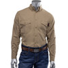 PIP AR/FR Dual Certified Ripstop Long Sleeve Workshirt - 9 cal/cm2, 2XL, Gray