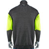 Kut Gard ATA PreventWear ATA Blended Cut Resistant Pullover with Hi-Vis Sleeves, 2XL, Dark Gray P191SP-PP1-TL-2XL