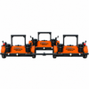 Seeker Airmag Runway and Airport Tow-Behind Magnetic Sweeper - Orange, 180" Triple Trailer SAM180T/O 