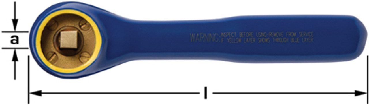 Ampco Safety Tools W-142R Wrench， Ratchet， Non-Sparking， Non