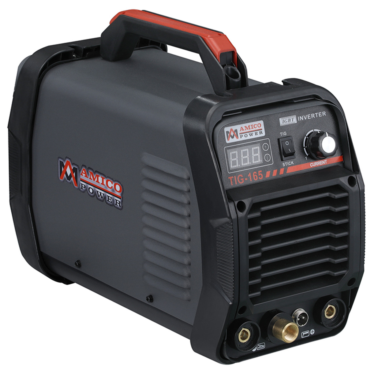 TIG-165, 165 Amp TIG Stick Arc DC Welder, 100% Start, 110V/230V