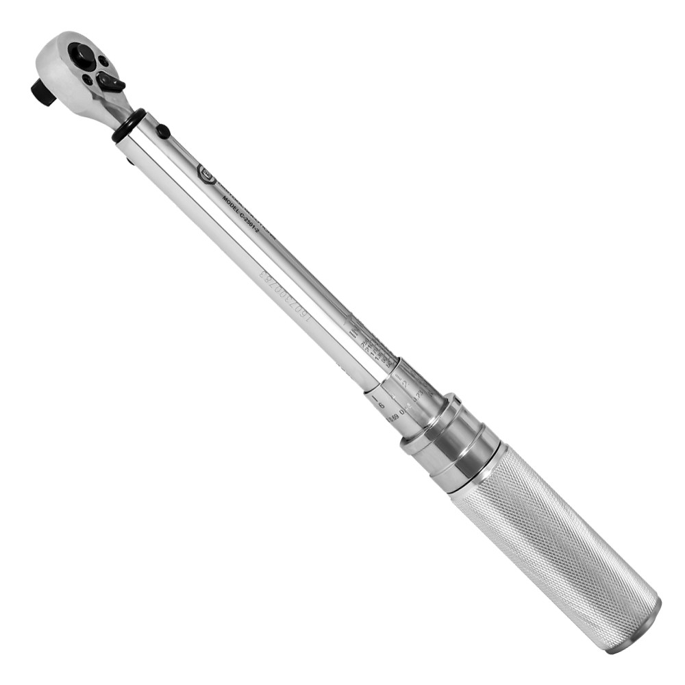 36-Tooth Micrometer Adjustable Click-Type Torque Wrench 1/4