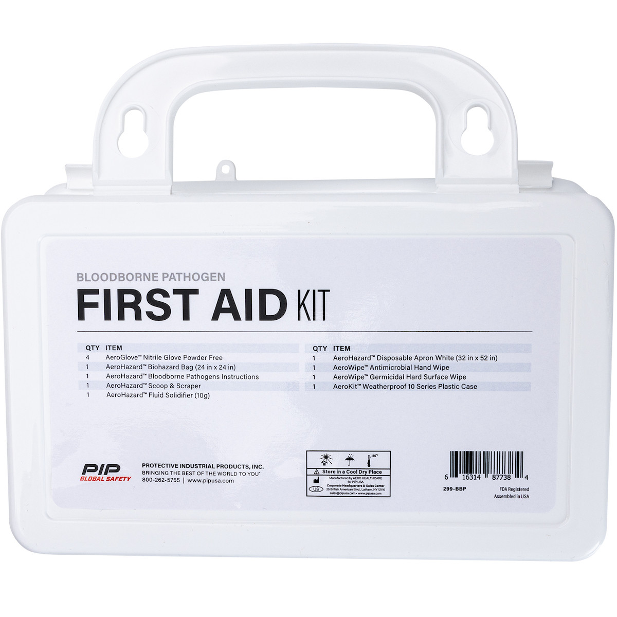 PIP Bloodborne Pathogens Kit, KIT, White 299-BBP - First Industrial ...