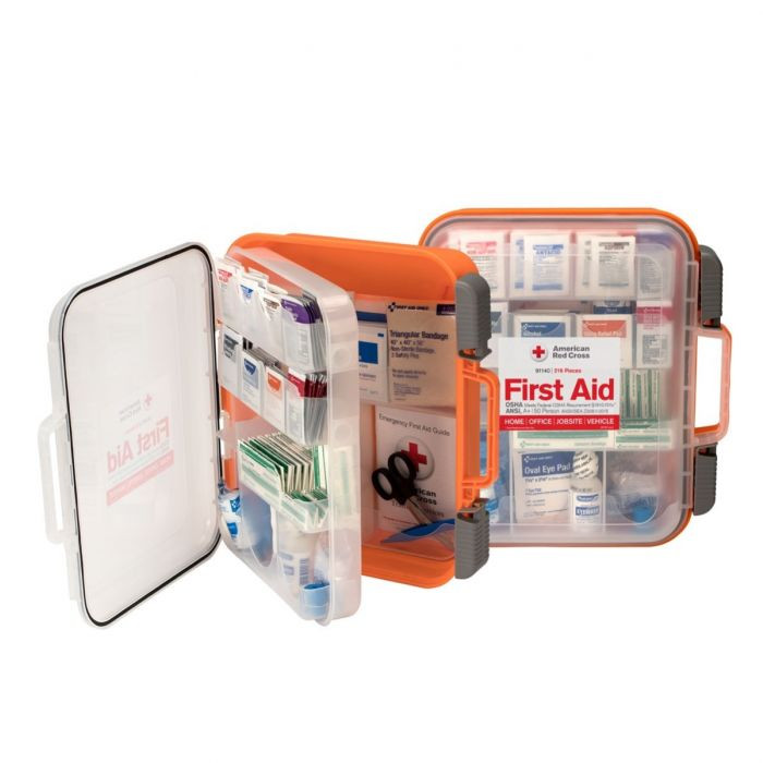 Clear Front ANSI A+ 50-Person Plastic First Aid Kit 91140 - First  Industrial Supplies