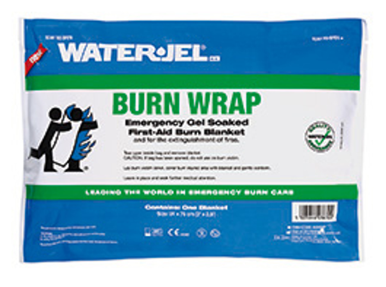 First Responder Fire Blanket (Burn wrap) in foil pouch 3' x 2.5' (4  blankets/case) G3630P-4.00.000 First Industrial Supplies