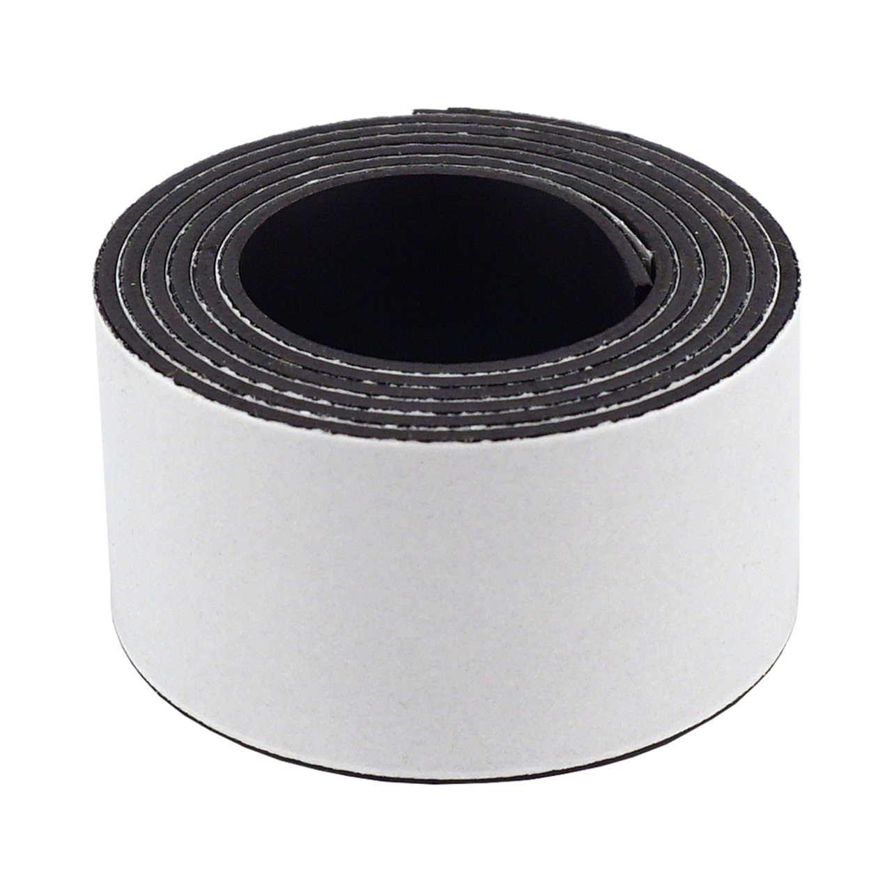 Flexible Magnetic Strip with Adhesive - 30'' L x 1'' W x 0.06'' Thk. 07053