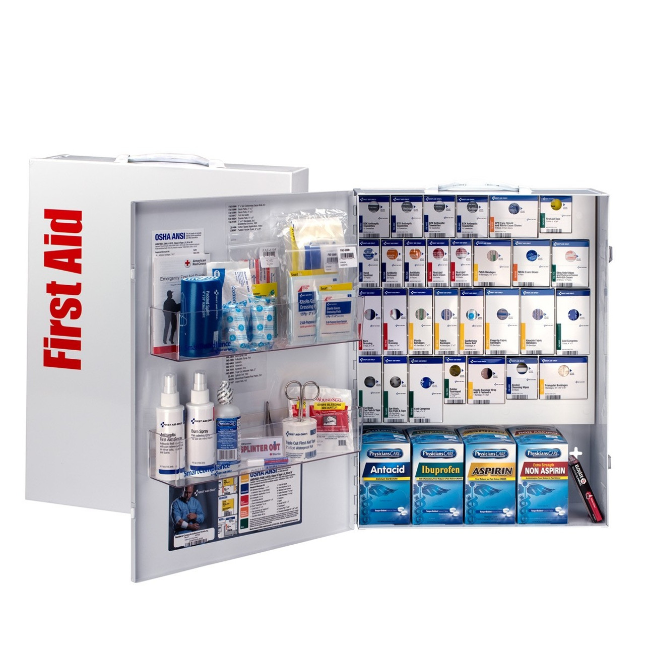 first aid cabinet supplies