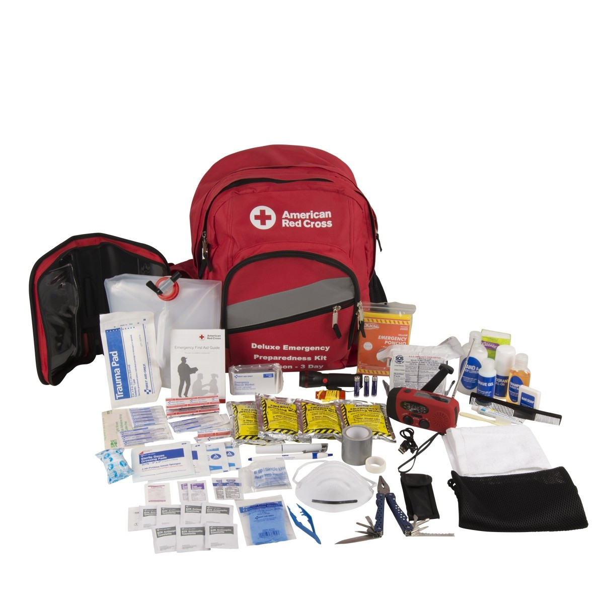 American Red Cross Emergency Preparedness Deluxe 3Day Backpack 91052