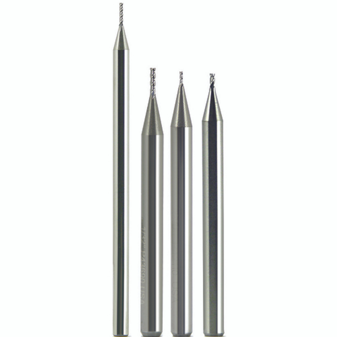0.0650 x 1/8 x 0.1950 x 1 1/2 4 Flute Single End Carbide Finishing  Center Cutting End Mill-Uncoated Series/List #5918 MT3145819 - First  Industrial Supplies