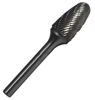 SF3 3/8" X 3/4" Tree Radius End Carbide Bur 1/4 Shank