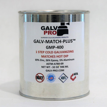 Galv Match Plus, One-Step Galvanizing Coating - Case of 4 Quarts