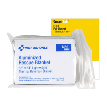 SC Emergency Blanket, 52x84, 1/Bag