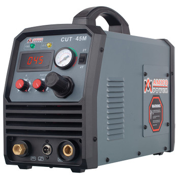 CUT-45M, 45 Amp Professional Plasma Cutter, 100~250V Wide Voltage, 2/5 inch Clean Cut.