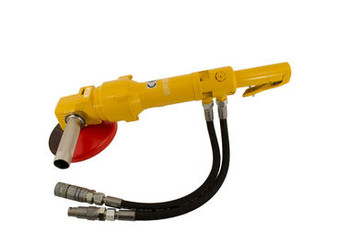 Underwater Hydraulic Angle Grinder, 1.3 HP, 3600 RPM, Lever throttle, grinding wheels up to 7"