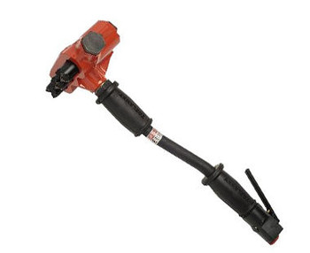 Triple Head Scaling Hammer, Long handle, Steel Bush Hammer Piston, 9000 BPM, 11 cfm/90 psi, 13.4 m/s² vibration, Wt: 8 lbs. 153.5305