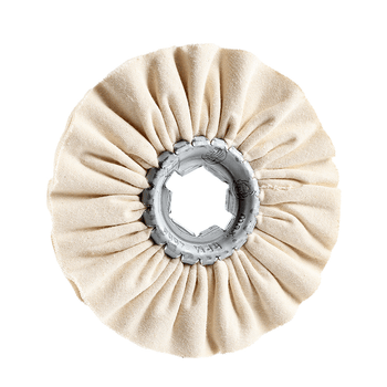 Poly-PTX Cotton Ring, for polishing aluminum, brass & other non-ferrous metals, 100mm x 12mm (4" x 1/2"),  1 per pack