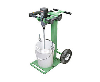 Mixing Stand, Holds 5 gallon pails, ht: 35", length: 26", width: 14", wt: 64 lbs.