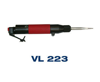 Chisel, for Vibro-Lo Chisel Scalers, Square Shank, 7" length, 3/4" width, for weld splatter removal.