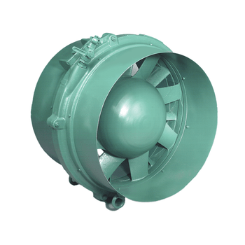 Axial Fan, 12" diameter, Exhaust to side