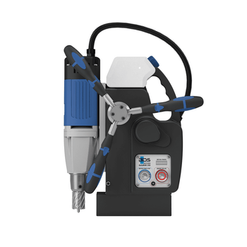 Magnetic Drill, w/automatic feed. 220V. Up to 1-1/2" dia. hole capacity, 450 RPM, Wt: 33 lbs.