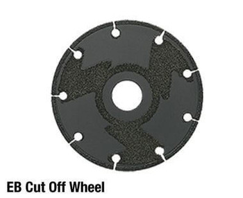 EB Combination (Grinding - Cutter) Wheels - Eco Brazing (EB) diamond combination metal grinding and cutting wheel4" dia. x 7/8" arbor       13,000 Max RPM        35 grit               1 disc