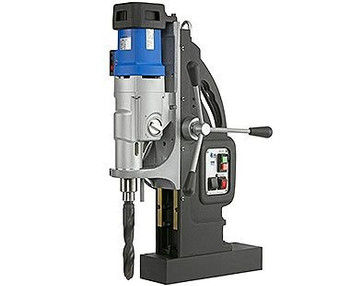 Magnetic Drill, Reversible, Up to 5-1/8" dia. hole capacity, 30-80, 50-120, 130-350 & 210-550 RPM, 20 Amp, Wt: 112 lbs. MAB 1300