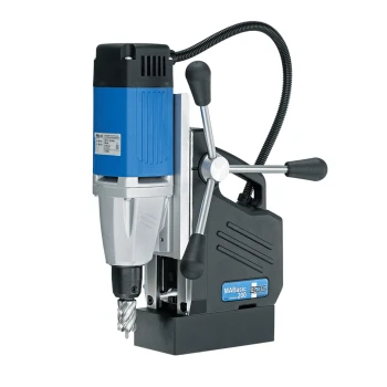 Magnetic Drill, Up to 1-3/8" dia. hole capacity, Speed 450 RPM,  8.2 Amp, Wt: 27 lbs. 220V