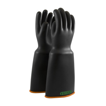 NOVAX  Class 3 Rubber Insulating Glove with Bell Cuff - 18", 8.5, Black