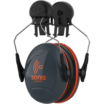 Sonis Compact Cap Mounted Passive Ear Muff - NRR 25, OS, Dark Gray 262-AEB030-CM