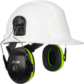 v1  V1 Cap Mounted Passive Ear Muff - NRR 23, OS, Neon Green