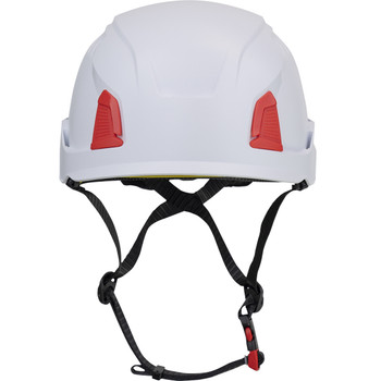 Traverse Industrial Climbing Helmet with Mips Technology, ABS Shell, EPS Foam Impact Liner, HDPE Suspension, Wheel Ratchet Adjustment and 4-Point Chin Strap, OS, White 280-HP1491RM-01