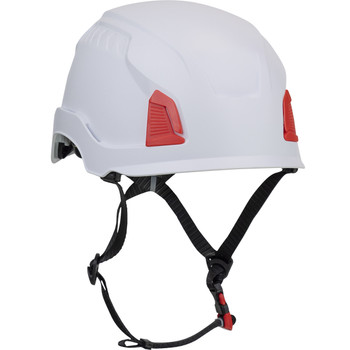 Traverse Industrial Climbing Helmet with Mips Technology, ABS Shell, EPS Foam Impact Liner, HDPE Suspension, Wheel Ratchet Adjustment and 4-Point Chin Strap, OS, Gray