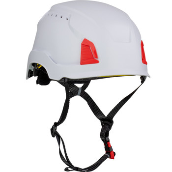 Traverse Vented, Industrial Climbing Helmet with Mips Technology, ABS Shell, EPS Foam Impact Liner, HDPE Suspension, Wheel Ratchet Adjustment and 4-Point Chin Strap, OS, Yellow