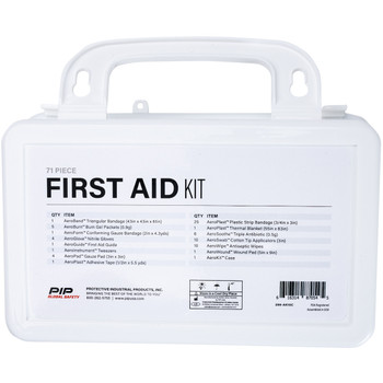 PIP Contractor First Aid Kit - 10 Person, KIT, White 299-AK10C