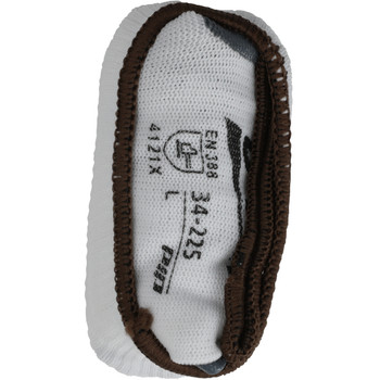 G-Tek Economy Seamless Knit Nylon Glove with Solid Nitrile Coated Smooth Grip on Palm & Fingers, S, White 34-225SFR/S