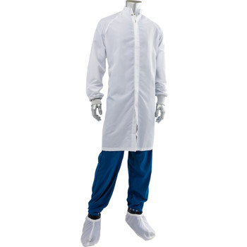 Uniform Technology C3 ISO 4 (Class 10) Cleanroom Frock, 2XL, White