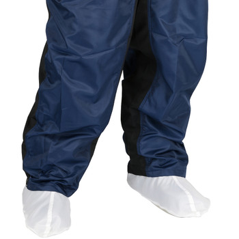 Uniform Technology Taffeta Shoe Cover with Adjustable Snaps, 2XL, White