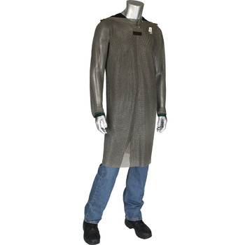 US Mesh Stainless Steel Mesh Full Body Tunic with Sleeves, 3XL USM-4301TI-XXXL