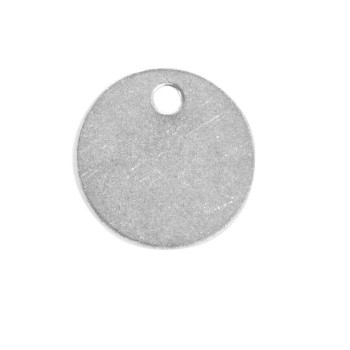 Tag-1-3/32" Round Aluminum 100pk