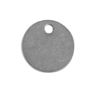 Tag-1-3/32" Round Stainless Steel 100pk