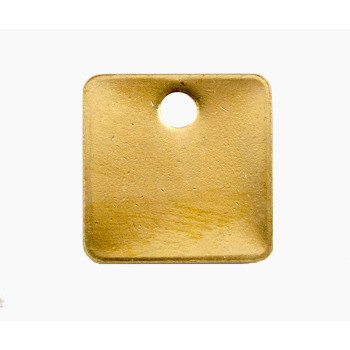 Tag-1" Square Brass 50pk