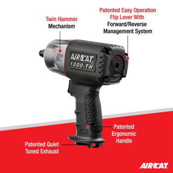 1/2" Impact Wrench 1000 ft-lb 1000-TH 1/2" Impact Wrench 1000 ft-lb 1000-TH