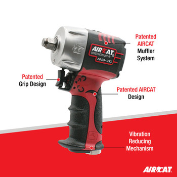 3/8" Vibrotherm Drive compact impact Wrench 750 ft-lb 1059-VXL 3/8" Vibrotherm Drive compact impact Wrench 750 ft-lb 1059-VXL